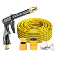 High Pressure Car Wash Hose Telescopic Watering Sprinkler, Style: H2+3 Connector+15m Tube