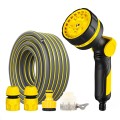 10 Functional Watering Sprinkler Head Household Water Pipe, Style: D6+4 Connector+5m 4-point Tube