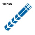 10 PCS Car Stripe Reflective Sticker Motorcycle Fender Arrow Stickers(Blue)