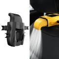 F415 Car Multifunctional Seat Back USB Fan(Black)