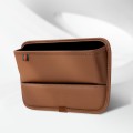 Car Seat Sewing Box Central Control Slot Storage Bag(Brown)