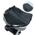 Universal Baby Stroller Accessories Sun Shade Cover With Visible Sunroof(Black)