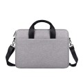 ST09 Portable Single-shoulder Laptop Bag, Size: 13.3 inches(Gray with Shoulder Strap)