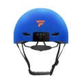 Foxwear V6 Camera Recorder Smart 720P HD With Light Riding Helmet, Size: One Size(Blue)