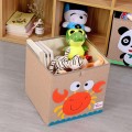 Youngshoots Cotton Linen Toy Storage Basket Clothing Storage Box,Style Ordinary(Emperor Cra