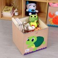 Youngshoots Cotton Linen Toy Storage Basket Clothing Storage Box,Style Washable(Longevity T
