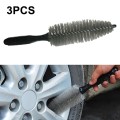 3 PCS Car Tire Brush Carpet Foot Pad Brush, Style: DM-08 Pointed Brush