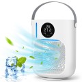 Desktop Spray Humidification Cooler Portable Water Fan(White)