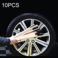10PCS Car Engine Cleaning Brush Long Handle Bristle Tire Brush(As Show)