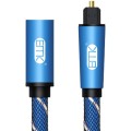 EMK Male To Female SPDIF Paired Digital Optical Audio Extension Cable, Cable Length: 1.5m (Blue)