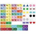 Recognize Color Alphabet Graphic Cards Dice Card