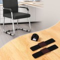 6 PCS U-shaped Iron Tube Dining Table Foot Cover Office Computer Chair Leg Protector(18-35mm)