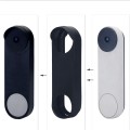 Doorbell Silicone Protective Cover for Google NEST HelloDoorbell Battery Version(Black)