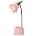 GIVELONG LED Foldable Desk Lamp Stylus Holder Night Light(Pink)