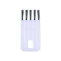Household Multifunctional Bendable Groove Crevice Cleaning Brush(White)