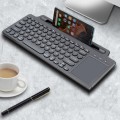 2.4G Bluetooth Wireless Keyboard With Card Slot Bracket With Touchpad
