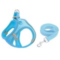 TM050 Pet Chest Strap Vest Type Breathable Reflective Traction Rope S(Blue)