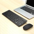 MLD-568 Office Gaming Mute Wireless Mouse Keyboard Set(Black)