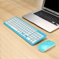 MLD-568 Office Gaming Mute Wireless Mouse Keyboard Set(Blue)