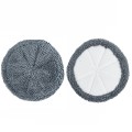 For Ecovacs Deebot N9+ 2pcs Robot Vacuum Cleaner Steam Mop Cloth,Style Full Hair Gray Rag