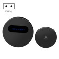 T10-1 1 For 1 Lighting Self-Power Generation Wireless Intelligent Doorbell(EU Plug Black)