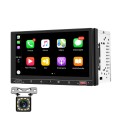 A2916 7 inch Dual-spindle Universal MP5 Car Carplay MP4 Player, Style: Standard+12 Light Camera