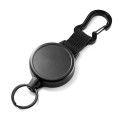 Retractable High Elastic Wire Rope Gourd Shaped Key Chain, Size: Large