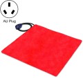 50x50cm Red 12V Low Voltage Multifunctional Warm Pet Heating Pad Pet Electric Blanket(AU Plug)