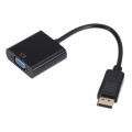 DP to VGA Adapter Wire Square Adapter, Cable Length: 15cm(Black)