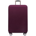 Thickened Wear-resistant Stretch Luggage Dust-proof Protective Cover, Size: L(Purple Red)