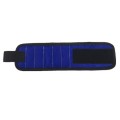 Electric Woodworking Multifunctional Powerful Magnetic Wrist Strap, Style: Five Rows Blue