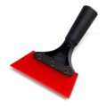 Plastic Bull Bar Film Squeegee Car Glass Cleaning Tools(Red With Handle)
