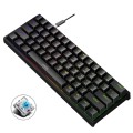 LEAVEN K620 61 Keys Hot Plug-in Glowing Game Wired Mechanical Keyboard, Cable Length: 1.8m, Color: B