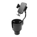 2 in 1 Multifunctional Car Cup Holder Extra Large Mobile Phone Holder(Black)