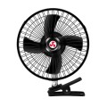 Car Powerful Fixing Clip Cooling High Wind Power Electric Fan, Specification: 8 inch Black 12V