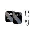 M18 Wireless Microphone Collar Clip Recording Equipment, Style: 1 In 1 Type-C+8Pin