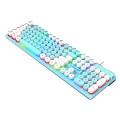 K-Snake K4 104 Keys Glowing Game Wired Mechanical Keyboard, Cable Length: 1.5m, Style: Mixed Light B