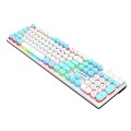 K-Snake K4 104 Keys Glowing Game Wired Mechanical Keyboard, Cable Length: 1.5m, Style: Mixed Light W
