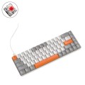 ZIYOU LANG T8 68 Keys RGB Gaming Mechanical Keyboard, Cable Length: 1.5m, Style: Bee Version Red Sha