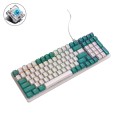 ZIYOU LANG  K3 100 Keys Game Glowing Wired Mechanical Keyboard, Cable Length: 1.5m, Style: Water Gre