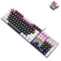 ZIYOU LANG K1 104 Keys Office Punk Glowing Color Matching Wired Keyboard, Cable Length: 1.5m(Black W