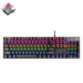 ZIYOU LANG K1 104 Keys Game Mixed Light Mechanical Wired Keyboard, Cable Length: 1.5m(Black Red Shaf