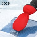 SUITU R-3140 Winter Automotive Glass With Gloves Snow Scraping and Defrosting Tools(Red)
