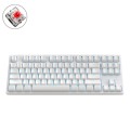 ZIYOU LANG K87 87-Keys Hot-Swappable Wired Mechanical Keyboard, Cable Length: 1.5m, Style: Red Shaft