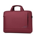 OUMANTU 020 Event Computer Bag Oxford Cloth Laptop Computer Backpack, Size: 14 inch(Wine Red)