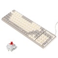 LANGTU GK102 102 Keys Hot Plugs Mechanical Wired Keyboard. Cable Length: 1.63m, Style: Red Shaft (Be