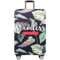Thickened Wear-resistant Stretch Elastic Luggage Dust Cover, Size: XL(Banana Leaf Purple)