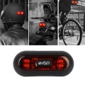 Motorbike Helmet Warning Light USB Rechargeable Waterproof Tail Light, Specification: 4 Beads