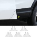 1pair/2pcs Car Door Corner Bumper Stickers Scuff Protection Stickers(Transparent)
