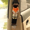 H002 Children Car Seat Belt Cartoon Cover(Fox)